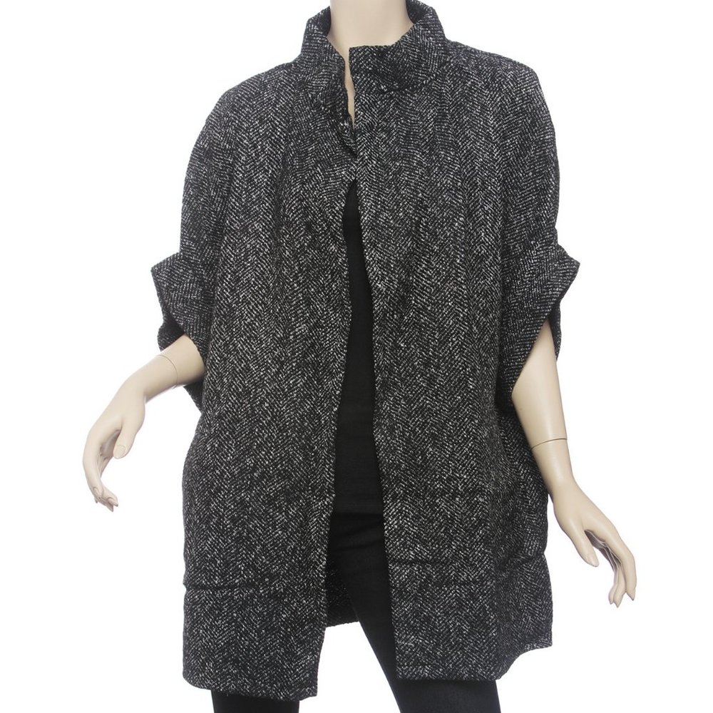 Tweed Look Jacket W/Pockets